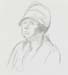 woman in a cloche hat